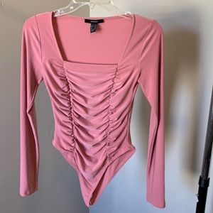 Forever 21 dusty rose bodysuit size medium